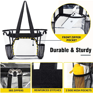 clear tote bag