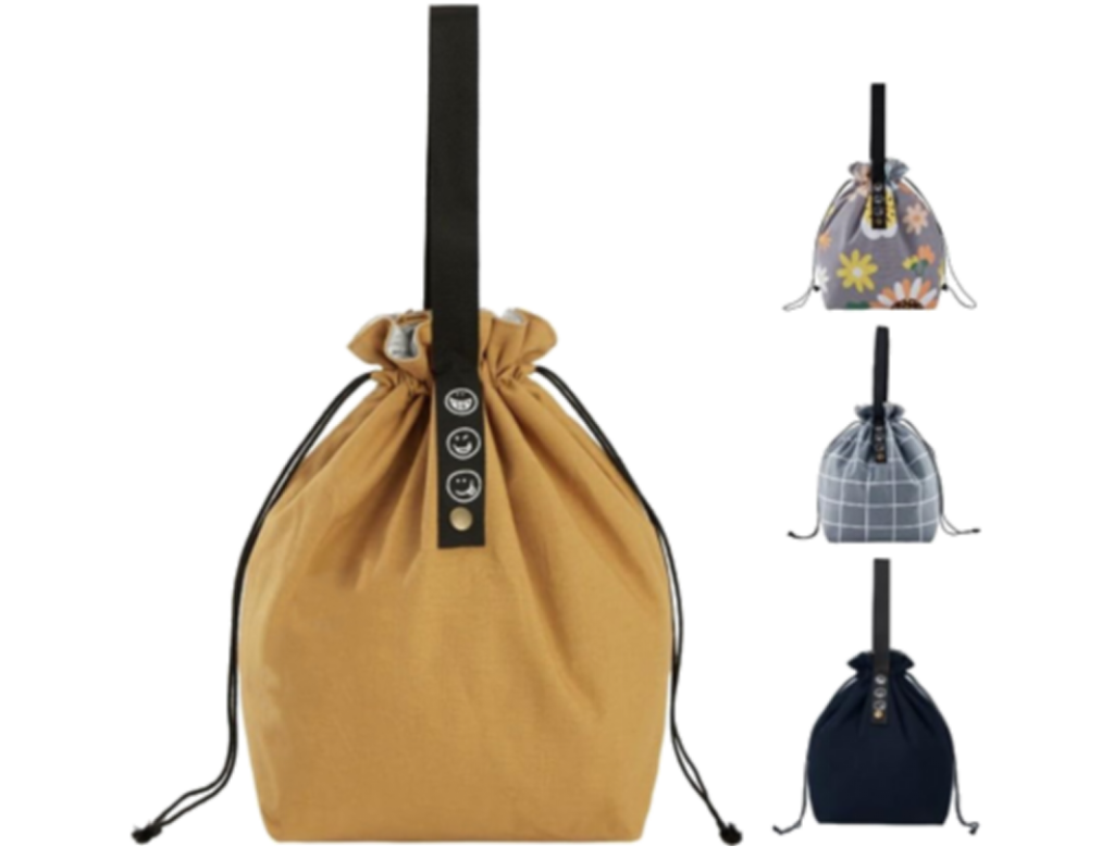 drawstring lunch bag