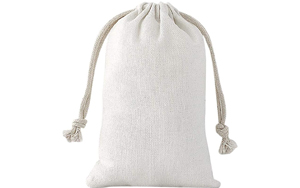 small cotton drawstring bags