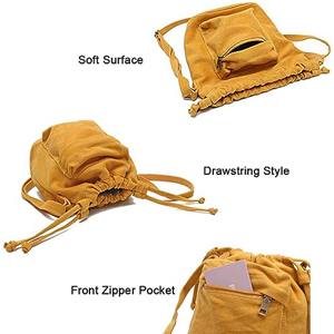 drawstring shoulder bag