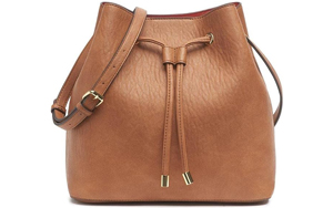 drawstring shoulder bag