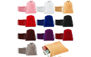velvet drawstring bag