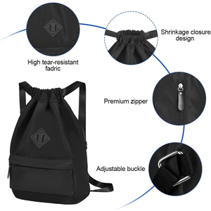 drawstring knapsack