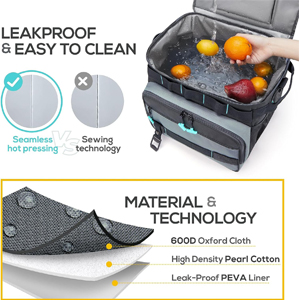 collapsible cooler bag on wheels