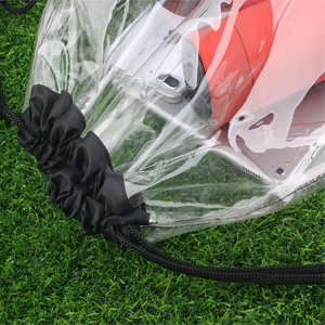 clear drawstring bags
