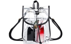 clear drawstring bags