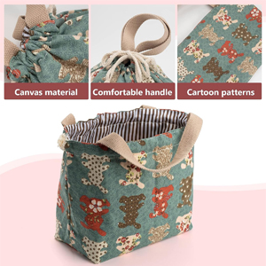 drawstring lunch bag