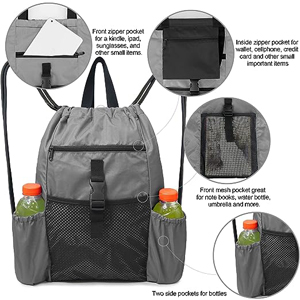 drawstring tote bag