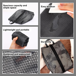 drawstring shoe bag