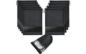 drawstring shoe bag
