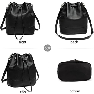 drawstring shoulder bag