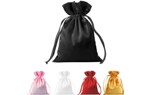 satin drawstring pouch
