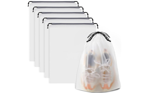 drawstring shoe bag
