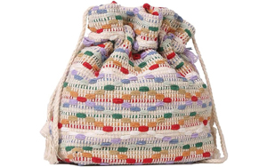 drawstring shoulder bag
