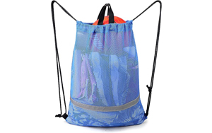 mesh drawstring backpack