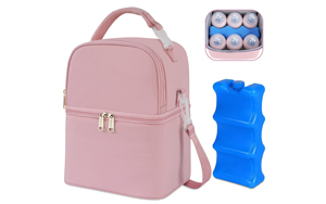breast pump bag with cooler