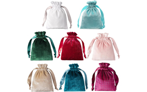 velvet drawstring bag