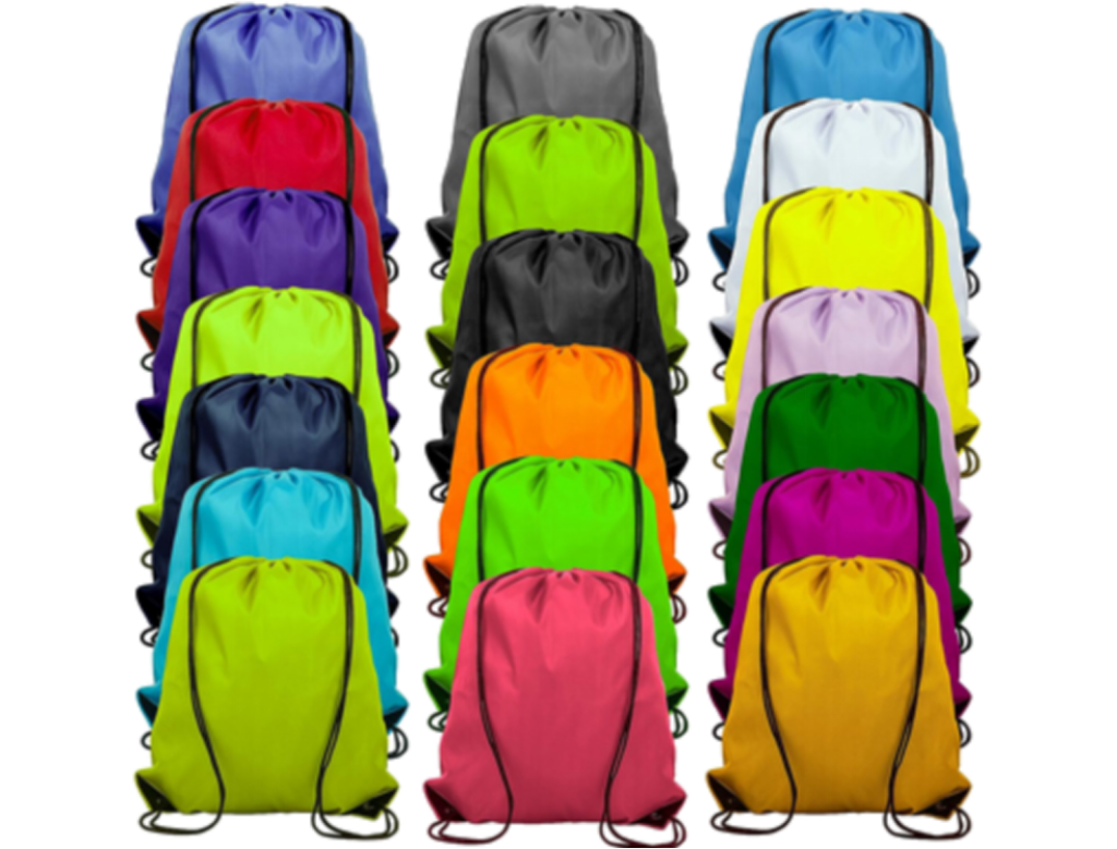 polyester drawstring bag