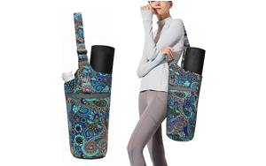 yoga bag for mat and blocks