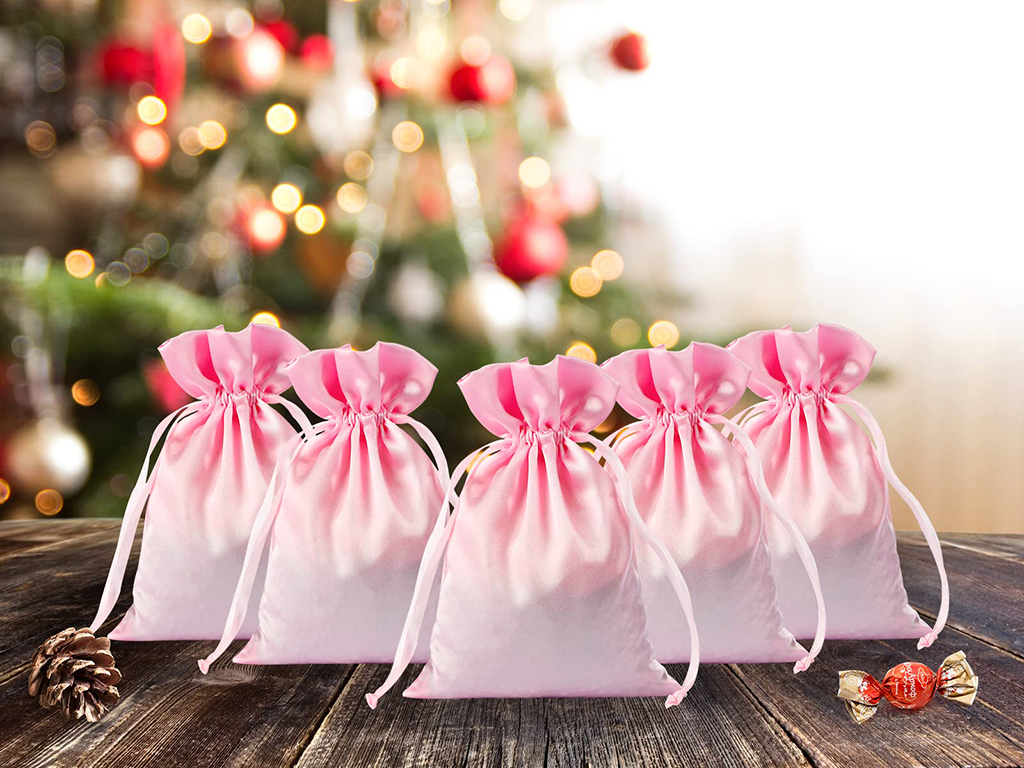 satin drawstring pouch