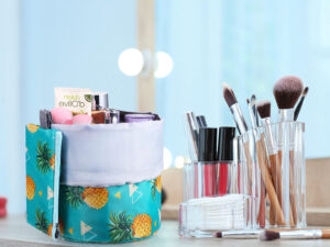 drawstring makeup bag