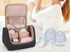 breast pump bag and cooler