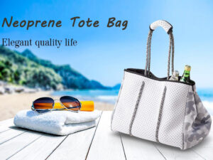 custom neoprene tote bag
